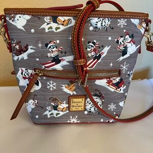 Dooney and Bourke Disney Holiday "Walt's Lodge" 2021 Crossbody